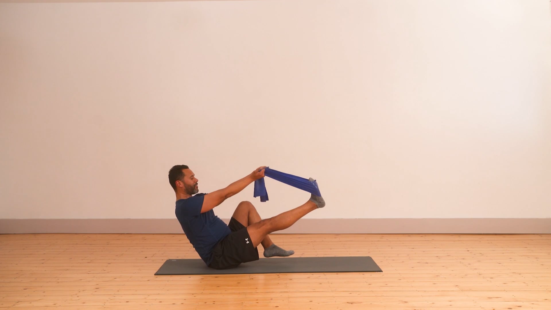 Pilates with Resistance Band – 15 mins